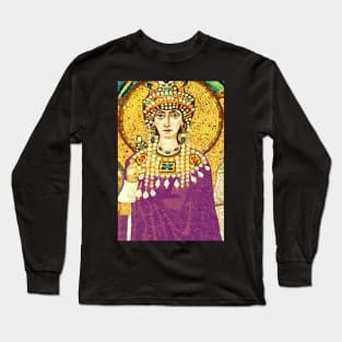 Empress Theodora Mosaic Long Sleeve T-Shirt